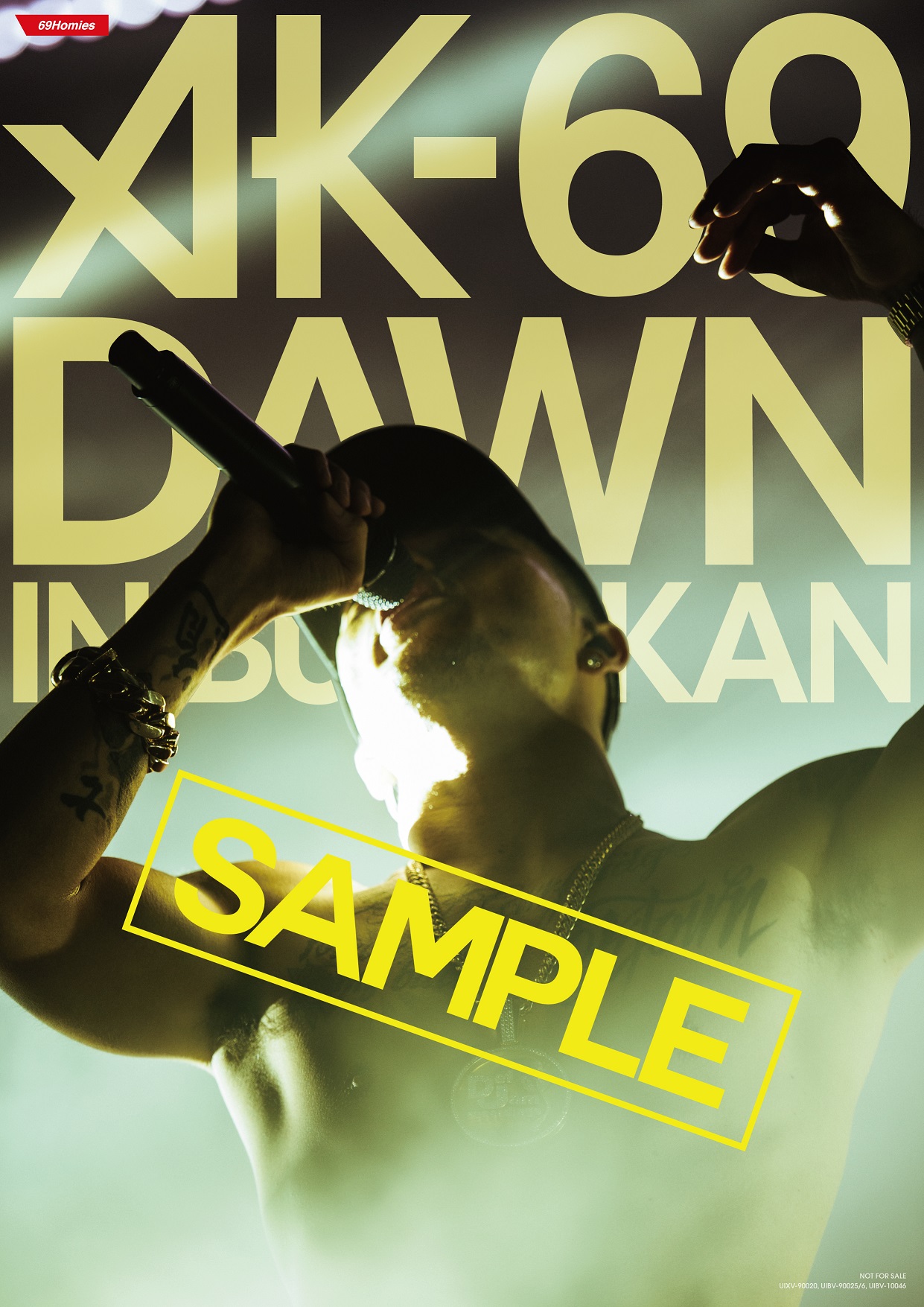 3月7日リリース映像商品『DAWN in BUDOKAN』購入者先着特典のポスター 