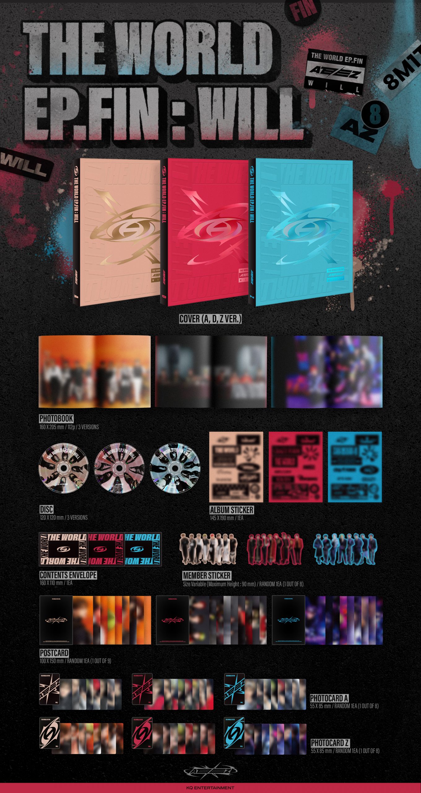 ATEEZ - [THE WORLD EP.FIN : WILL] 日本公式輸入盤販売決定！ - ATEEZ