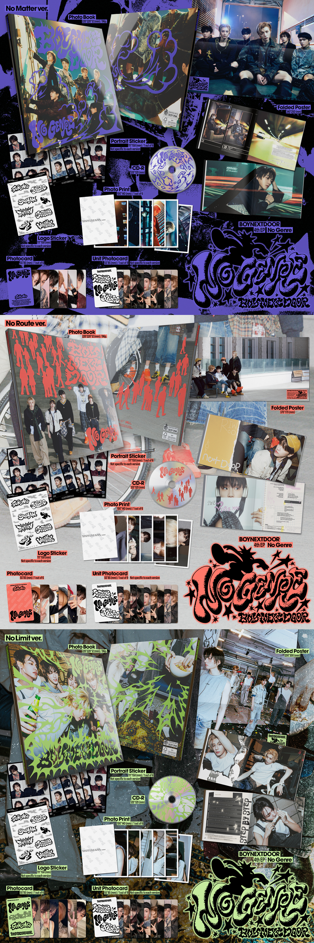 BOYNEXTDOOR 4th EP『No Genre』予約販売開始！ - BOYNEXTDOOR