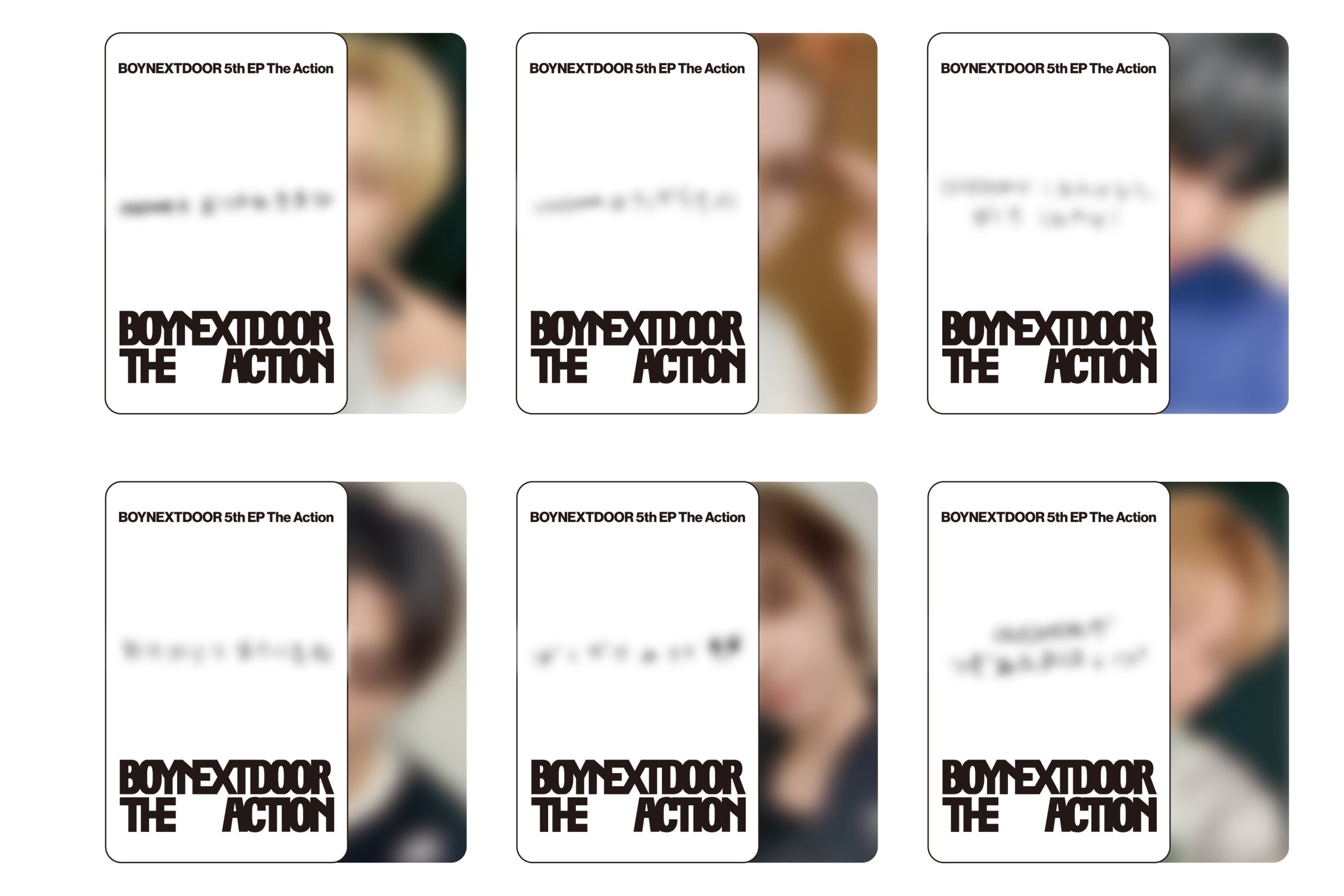 BOYNEXTDOOR NoGenre トレカ HMV ラキドロ 6種コンプ×3 BOYNEXTDOOR no 