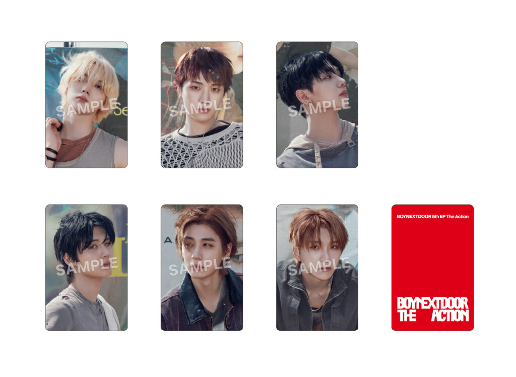 BOYNEXTDOOR 5th EP 『The Action』ストア別購入特典の絵柄公開