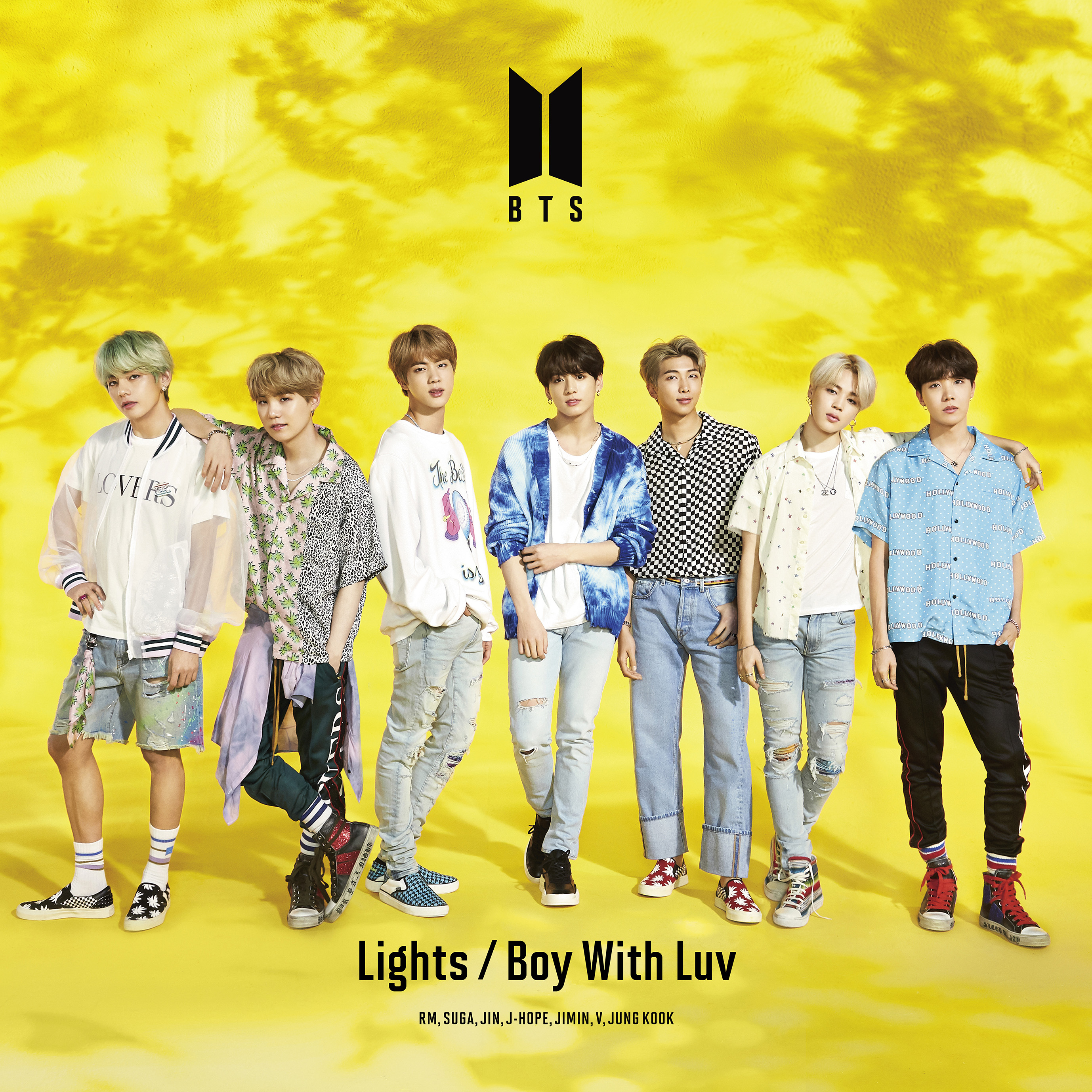 7/3発売 日本10thシングル「Lights/Boy With Luv」、全形態ジャケット