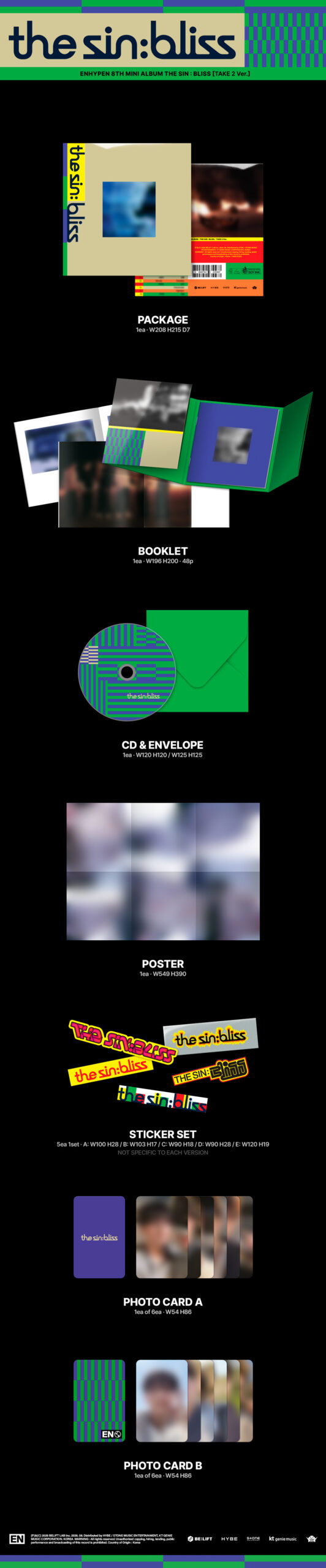 ENHYPEN 8th Mini Album『THE SIN : BLISS』予約販売開始！ - ENHYPEN