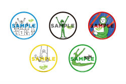 ステッカーサンプル