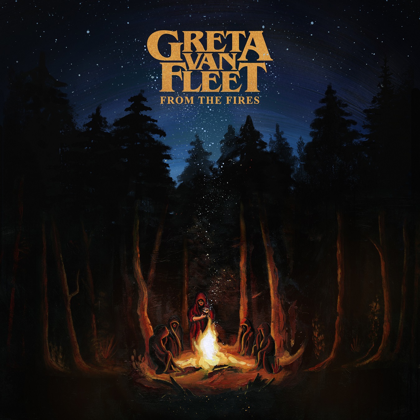 ★ Greta Van Fleet ‎ レコード RSD限定カラー盤 LP 2017年発表の名盤EP『フロム・ザ・ファイアーズ』初の日本盤リリースが