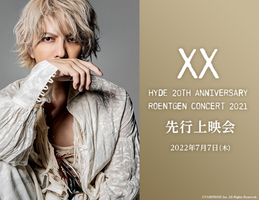 HYDE 20th Anniversary ROENTGEN Concert Blu－rayHYDE 20th 