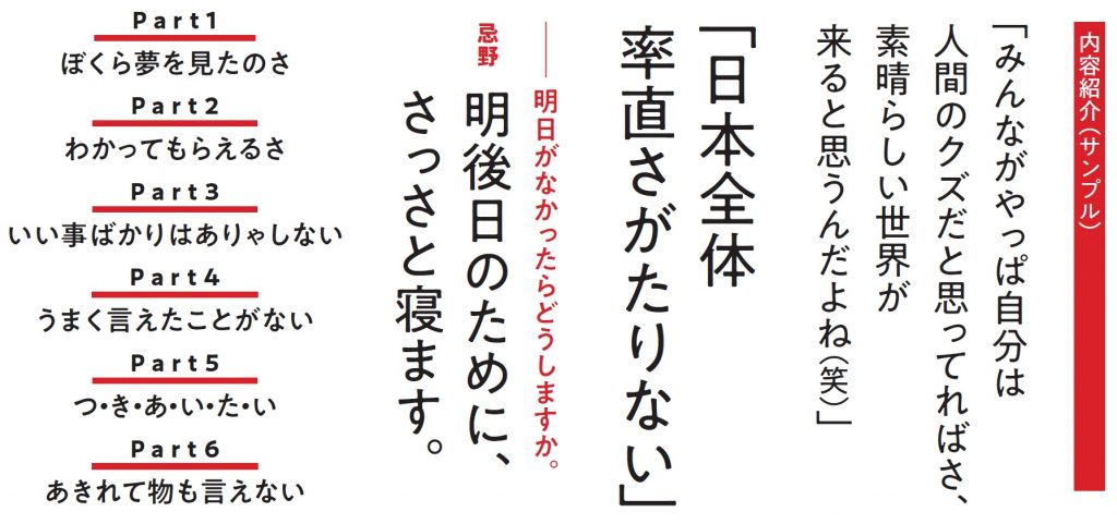 デビュー50周年記念 名言集 使ってはいけない言葉 発売 忌野清志郎