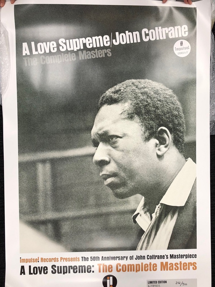 至上の愛 コンプリート マスターズ 輸入オリジナルa0ポスター プレゼント キャンペーン開催 ジョン コルトレーン チェイシング トレーン