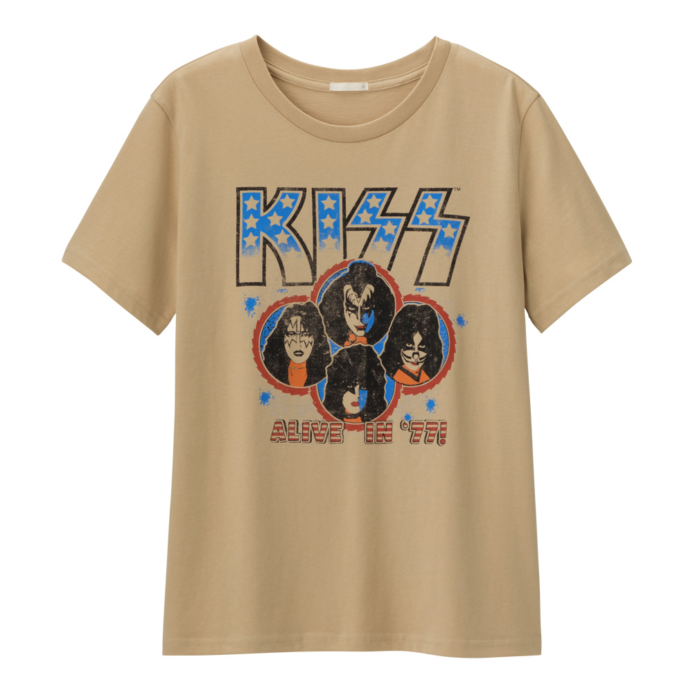 GUがKISSをフィーチャーしたウィメンズTシャツを発売！ - キッス