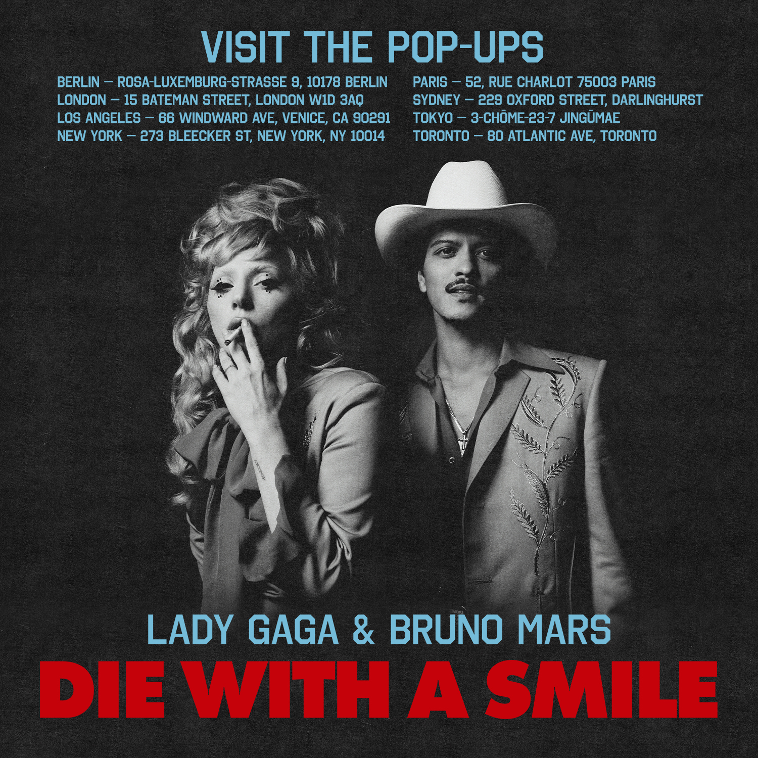 レディー・ガガ & ブルーノ・マーズによる新曲「Die With A Smile」の 