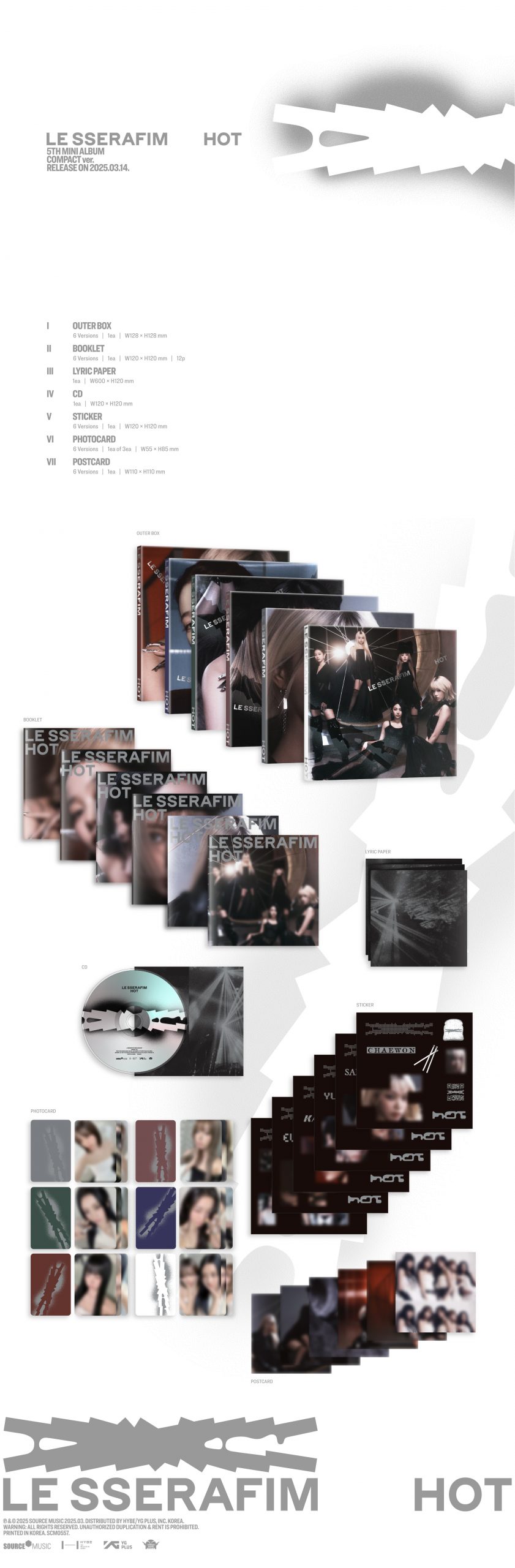 LE SSERAFIM 5th Mini Album 