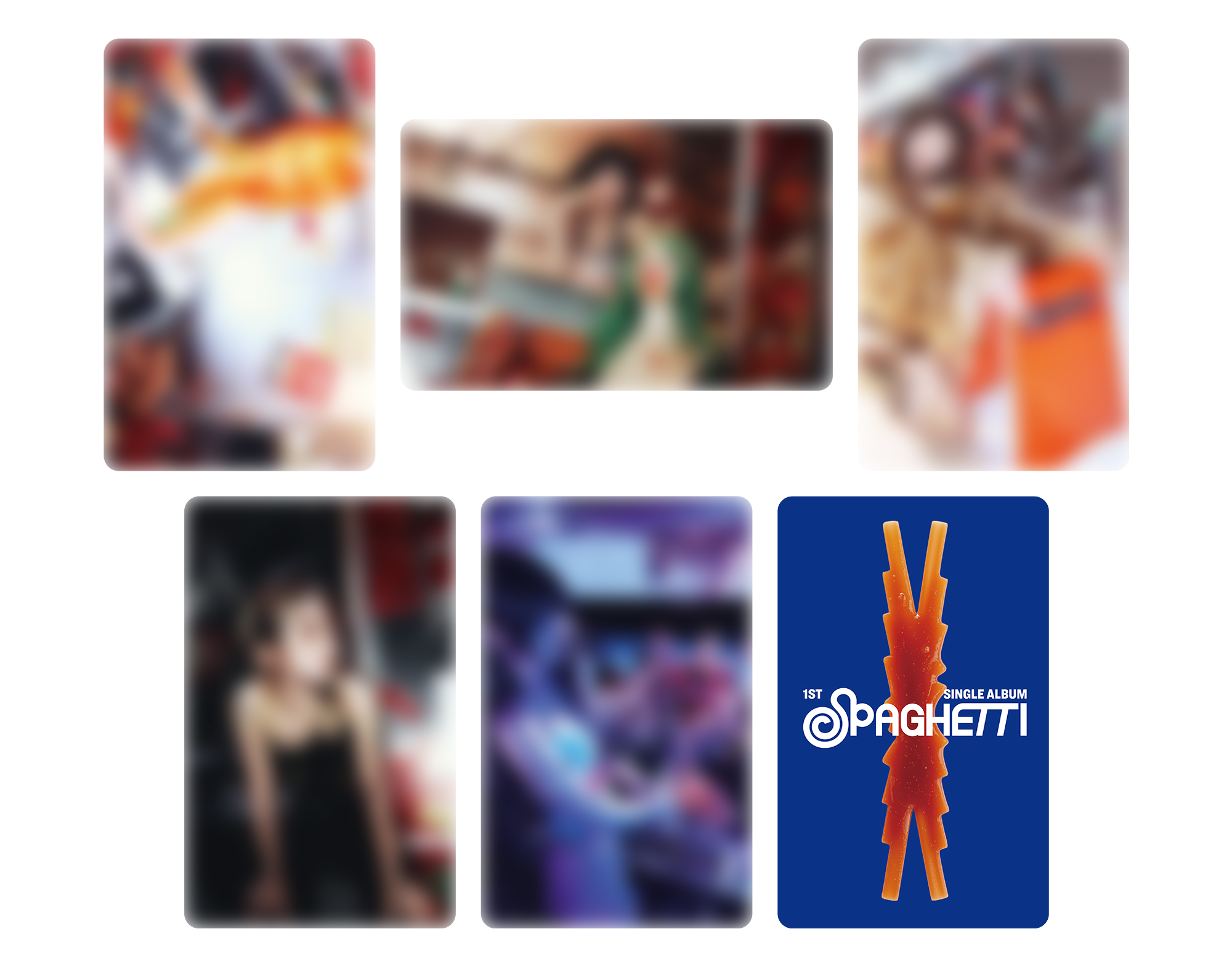 LE SSERAFIM ECH JP UMS CD特典 大阪 コンプリート LE SSERAFIM 1st Single 'SPAGHETTI' CD購入特典絵柄公開！ - LE