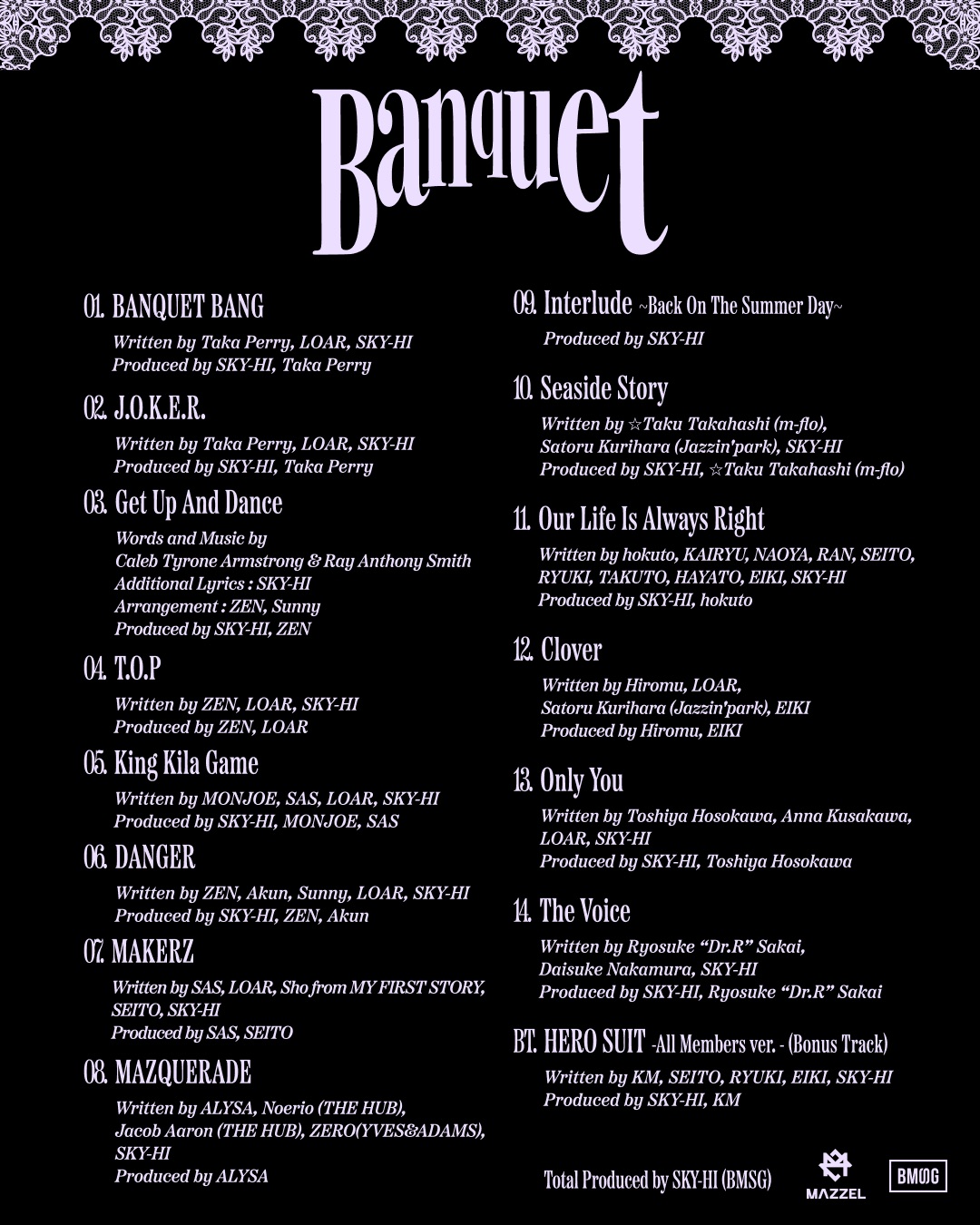 MAZZEL アルバム3枚 特典抜け無し banquet MAZZEL 2nd Album「Banquet」2026.4.8 Release!! | MAZZEL