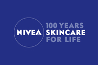 Nivea _logo _100years _onblue