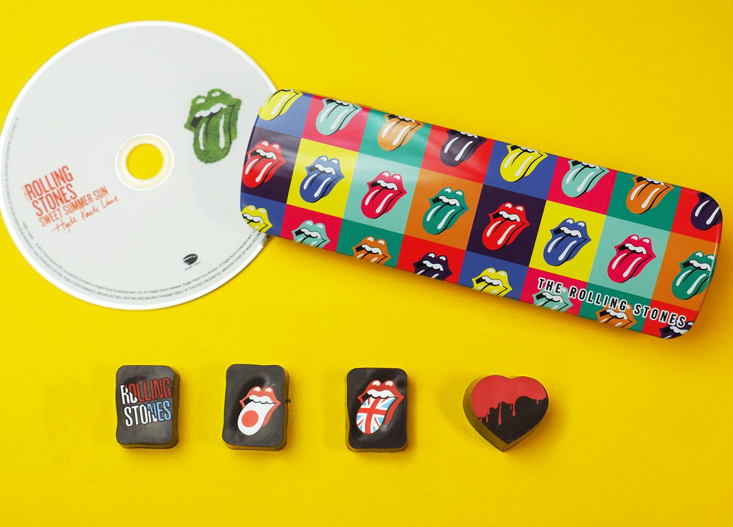 ザ・ローリング・ストーンズの公式チョコレートが各百貨店で販売中