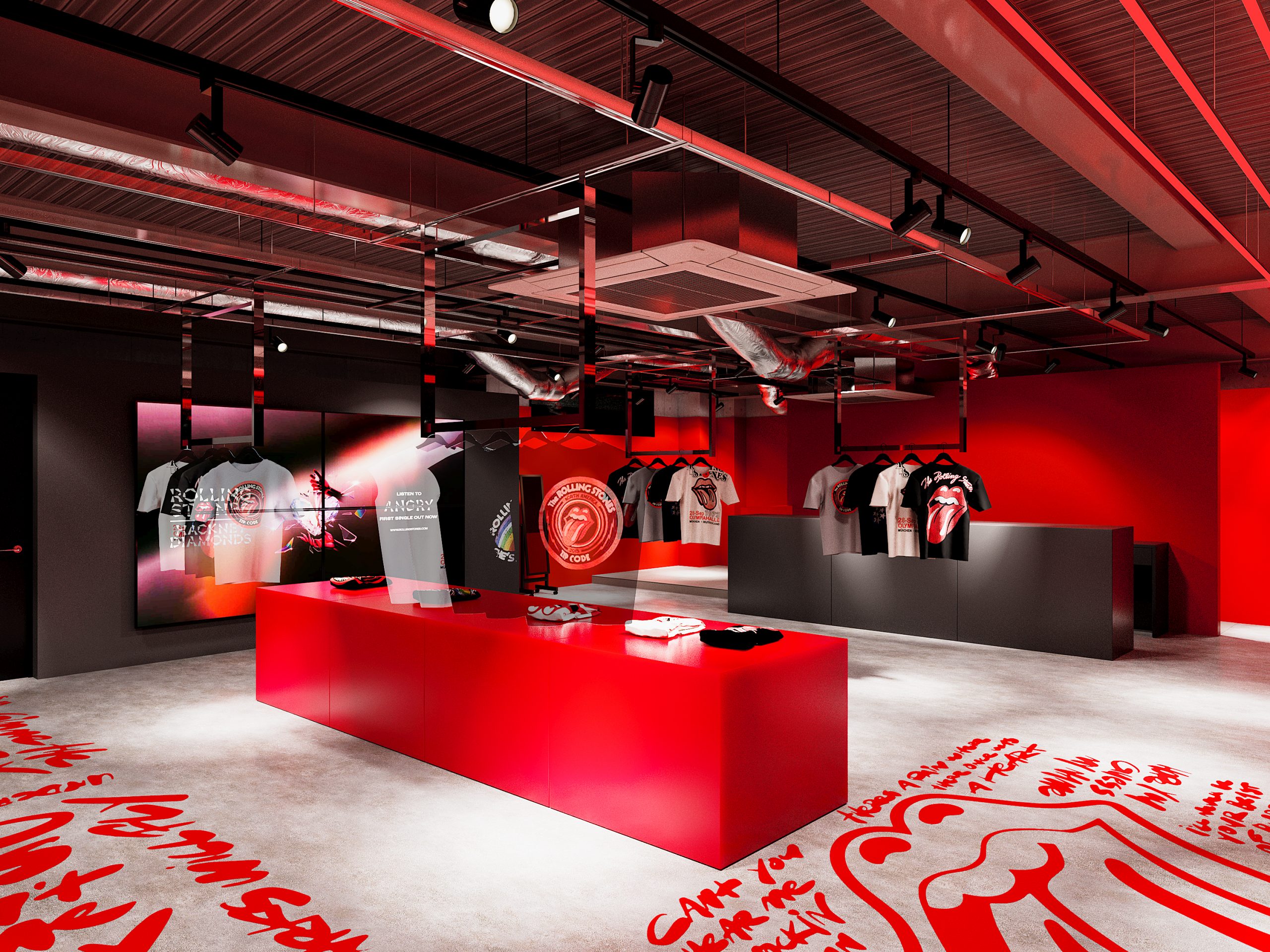 RS No.9, the official apparel store of The Rolling Stones, is 