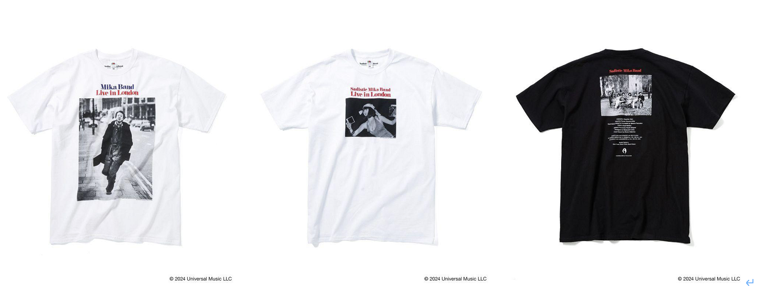 歴史的アルバム『Live in London』アートワークTシャツ発売！リ 