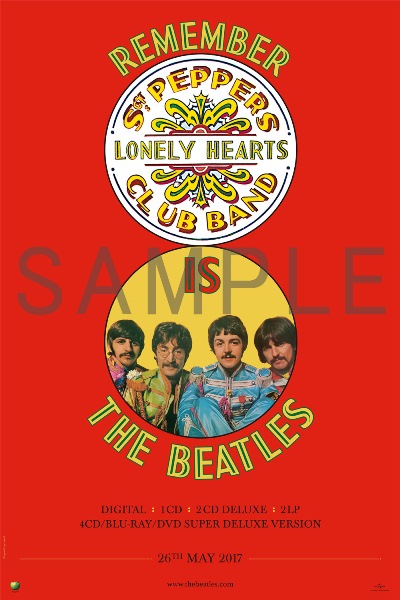 BEATLES 大判ポスター サージェント・ペパーズ・ロンリー・ハーツ 