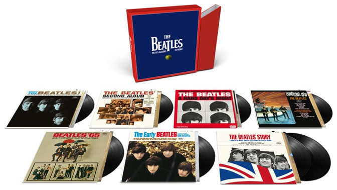 アメリカでリリースされた7作のアルバムに焦点を当てたアナログ盤 