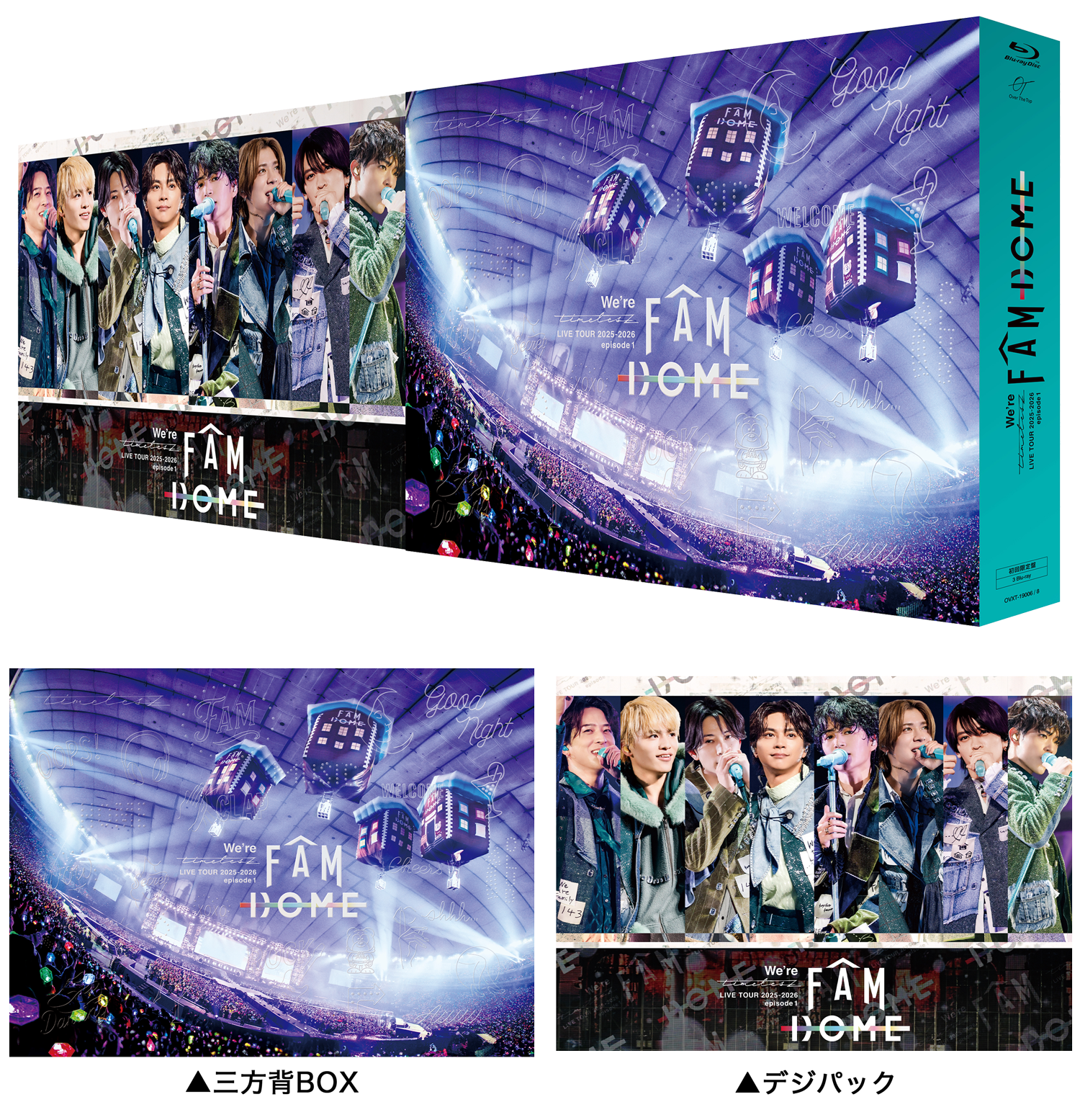 timelesz FAM DOME 通常盤 Blue-ray timelesz / We're timelesz LIVE TOUR 2025-2026 episode 1 FAM DOME