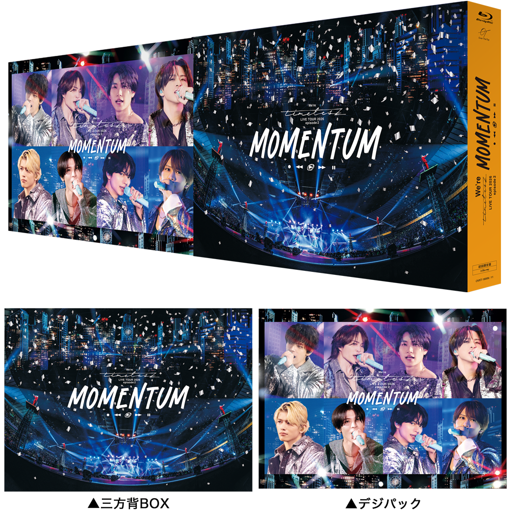Blu-ray&DVD『We're timelesz LIVE TOUR 2026 episode 2 MOMENTUM』11