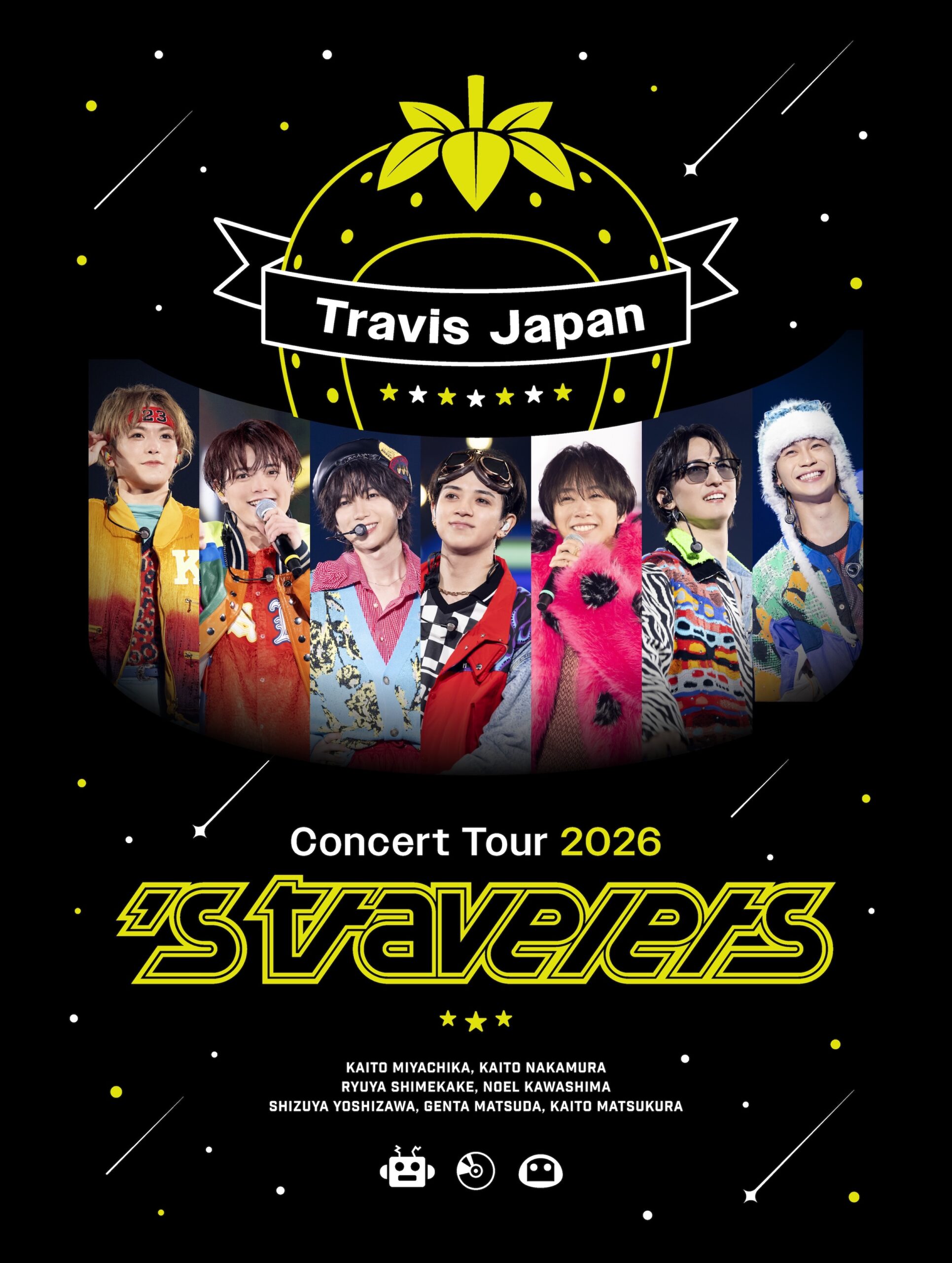 6/5更新＞映像商品「Travis Japan Concert Tour 2026 's travelers」8