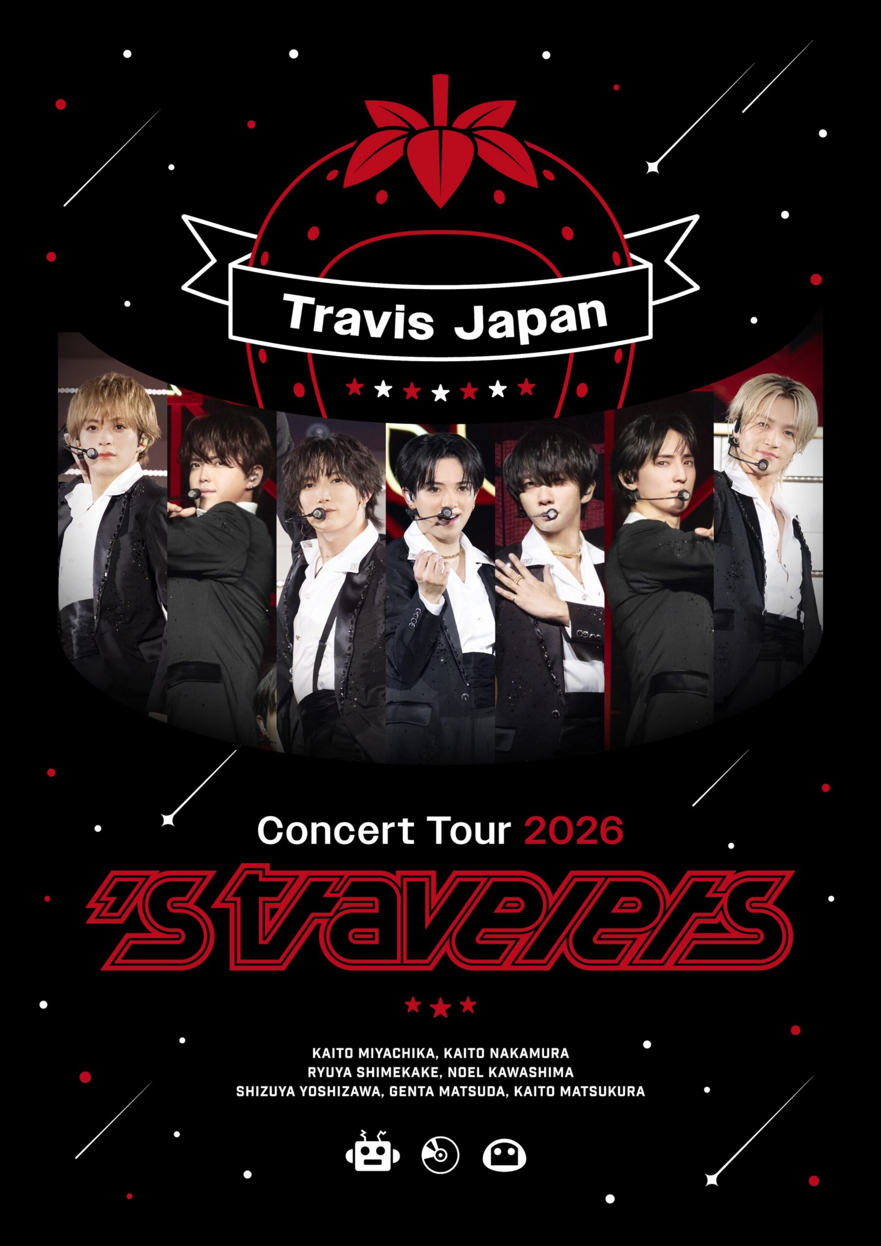 6/5更新＞映像商品「Travis Japan Concert Tour 2026 's travelers」8