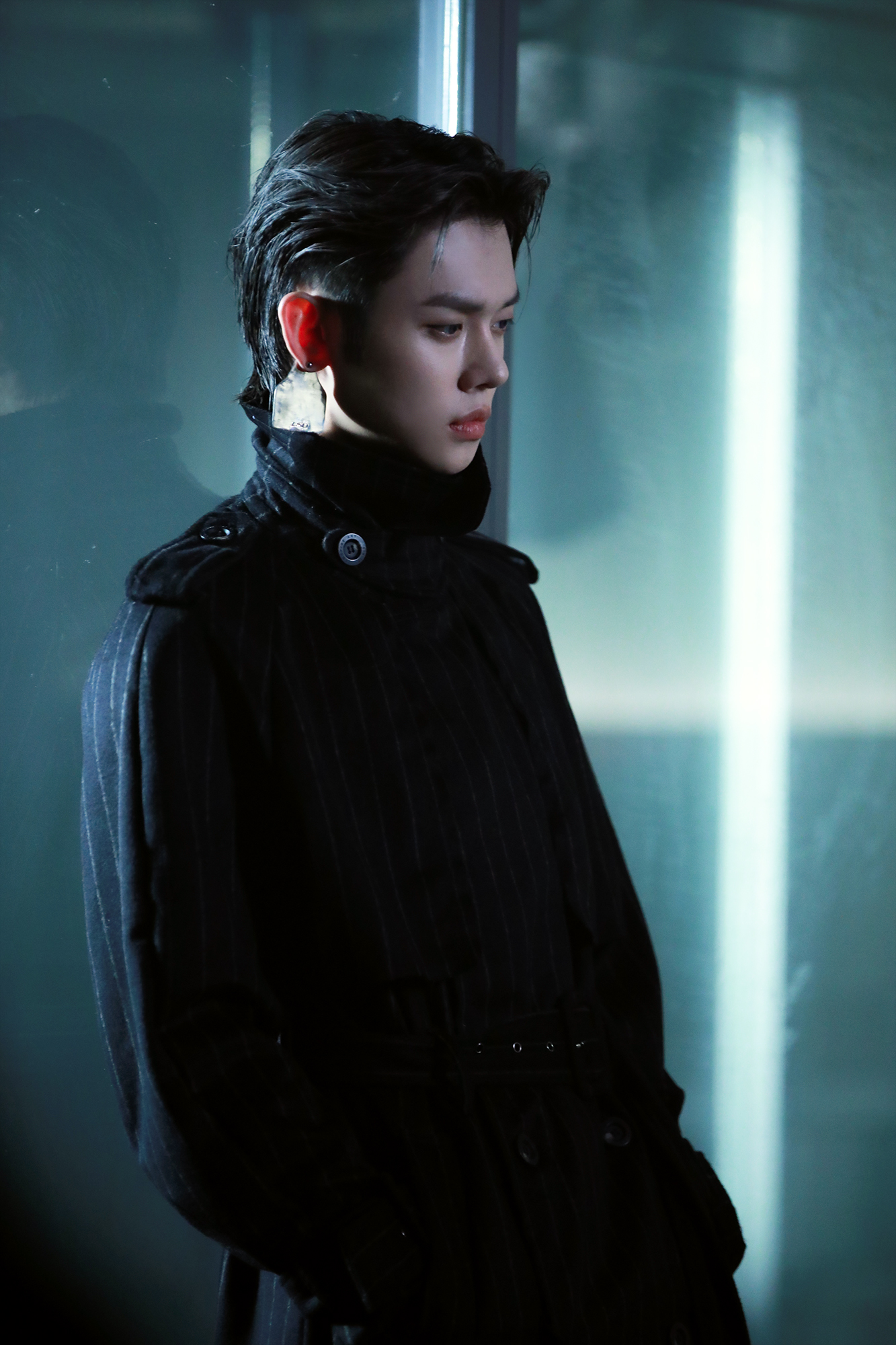 Yeonjunがニューヨークファッションウィークランウェイに立つ 強烈な目つきで格別な魅力披露 Tomorrow X Together