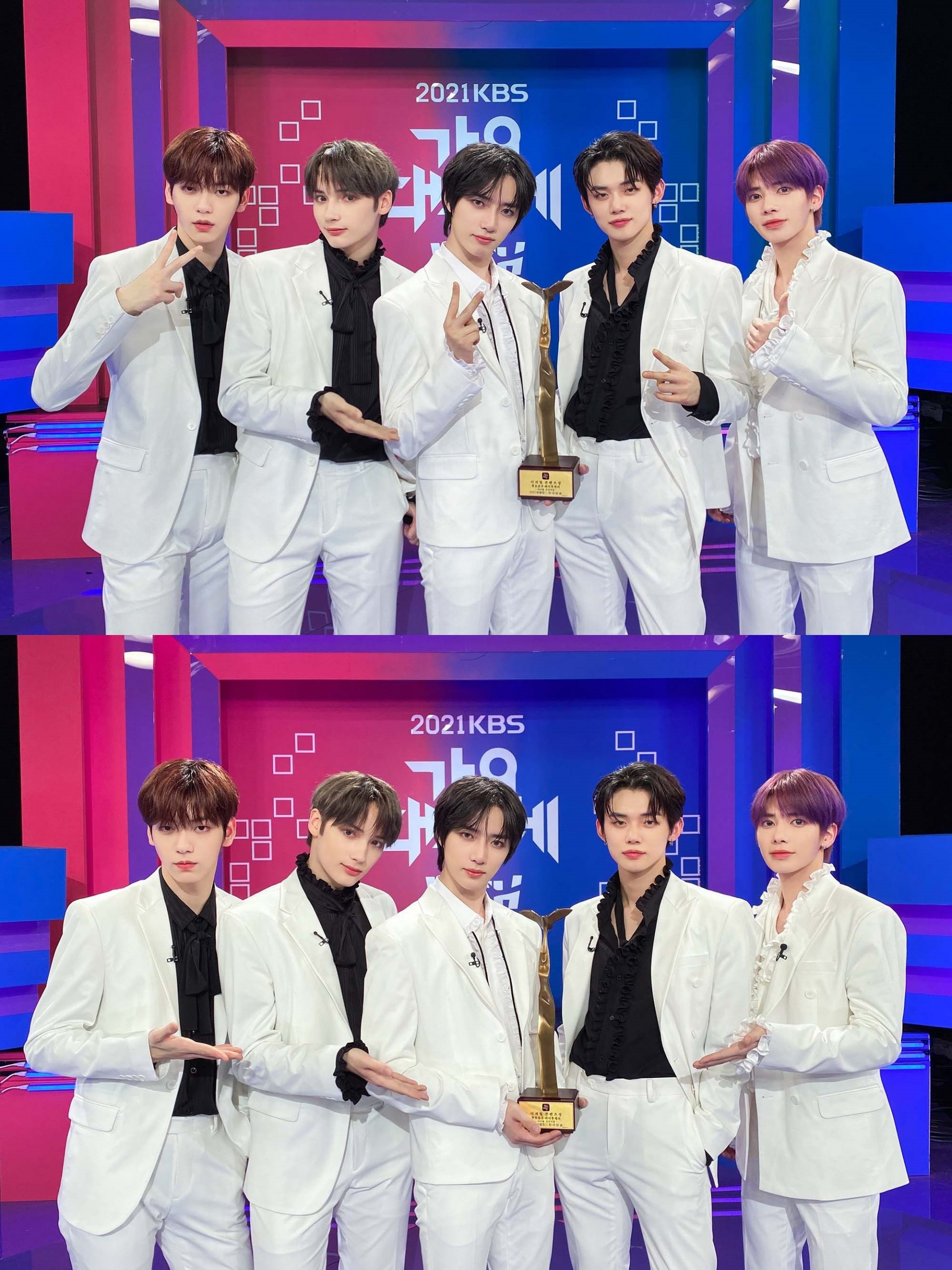 TOMORROW X TOGETHER 「2021 SBS 歌謡大祭典」で 多彩で完成度の高い  