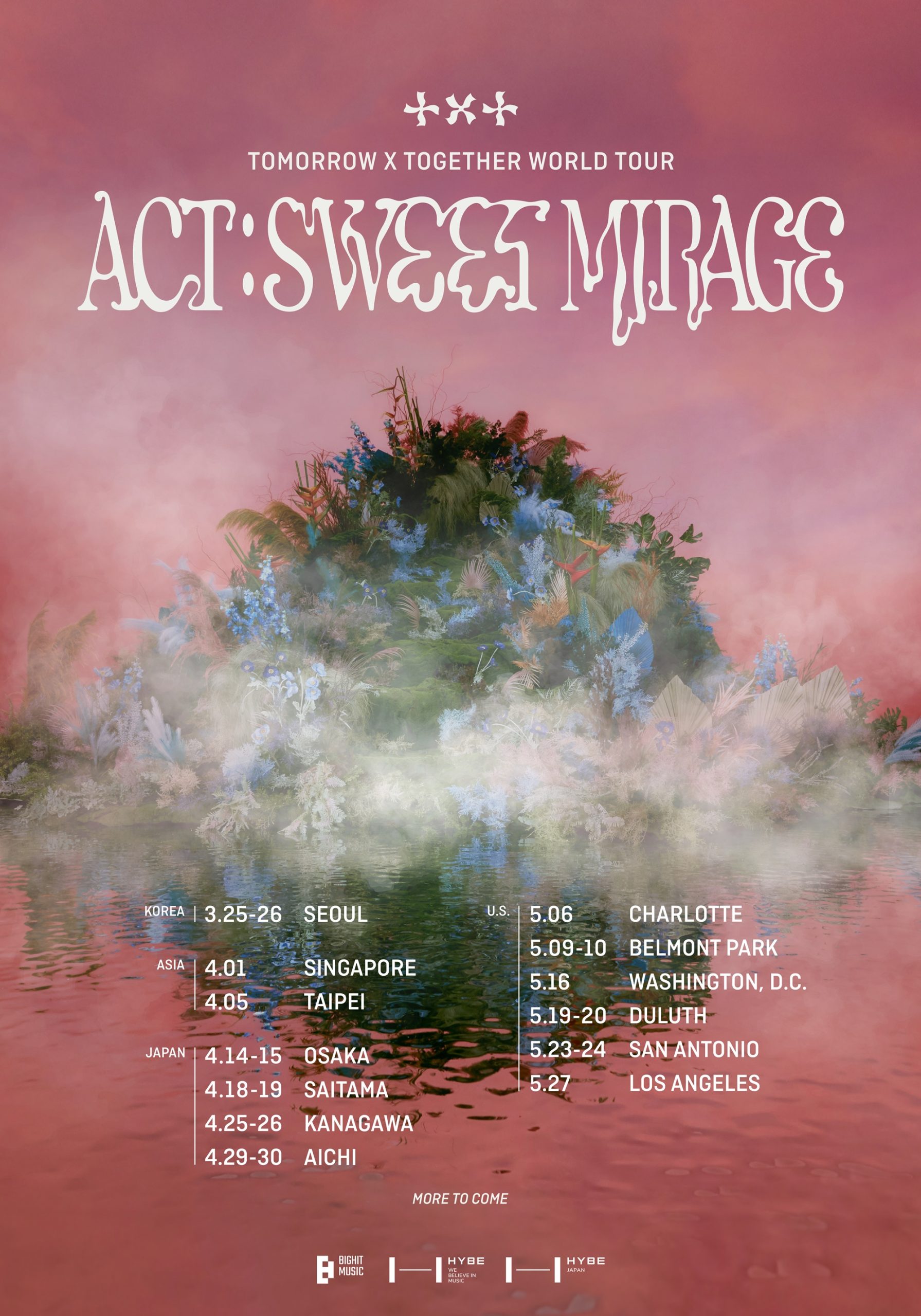 TOMORROW X TOGETHER、デビュー後 2回目のワールドツアー「ACT : SWEET 