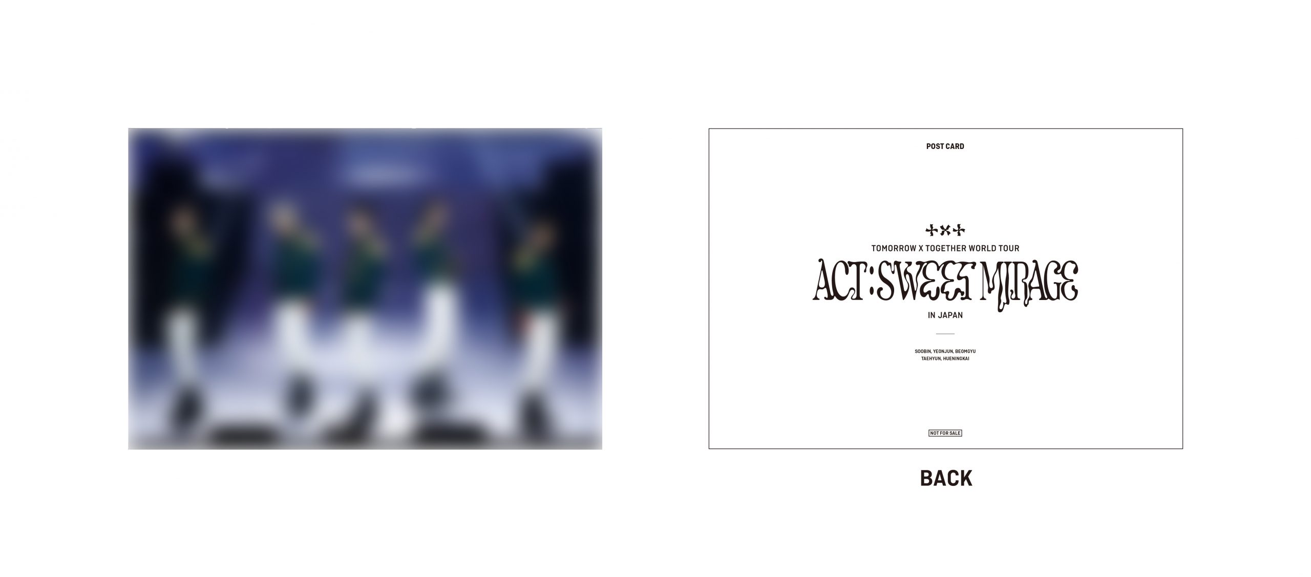 TOMORROW X TOGETHER WORLD TOUR＜ACT : SWEET MIRAGE＞ IN JAPAN 