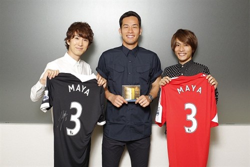 吉田麻也選手×USAGI(左：上田和寛、右：杉山勝彦)①KKK3534