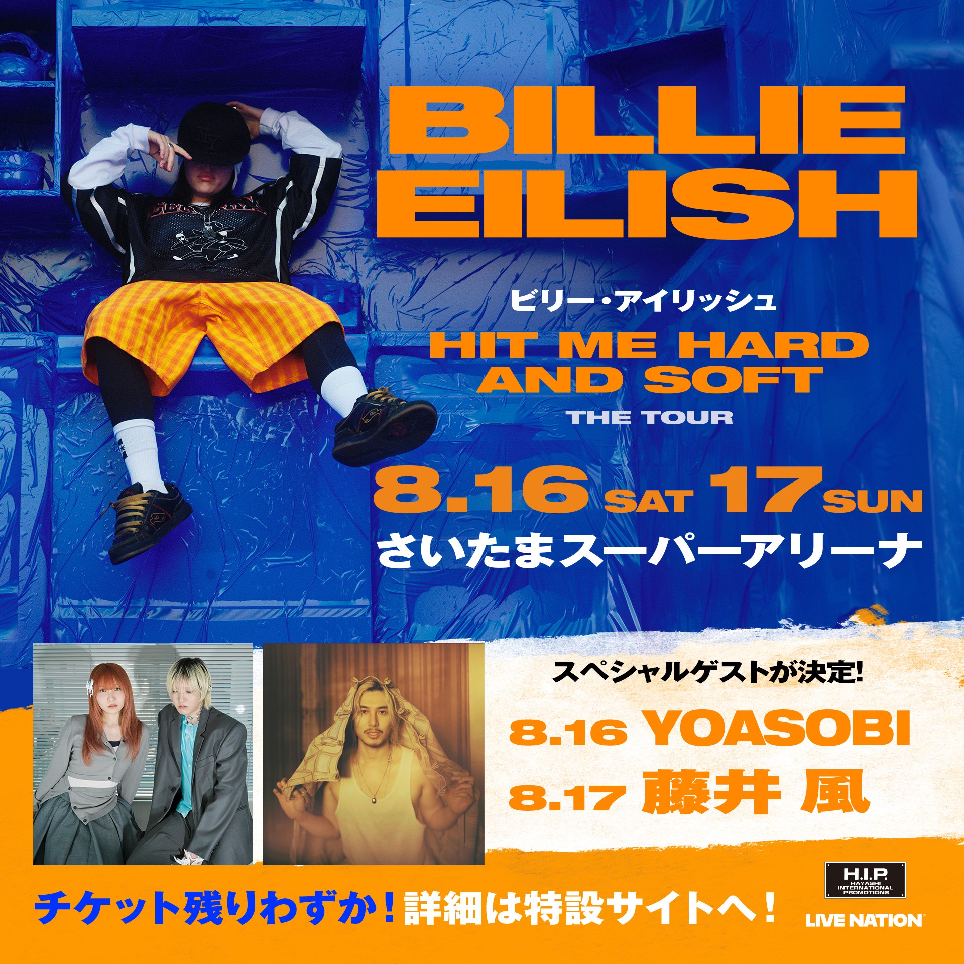 u*2様 ビリーアイリッシュ　ポスター　会場限定　新品未使用 u*2様 Billie Eilish 布 ポスター 2025 ビリーアイリッシュ