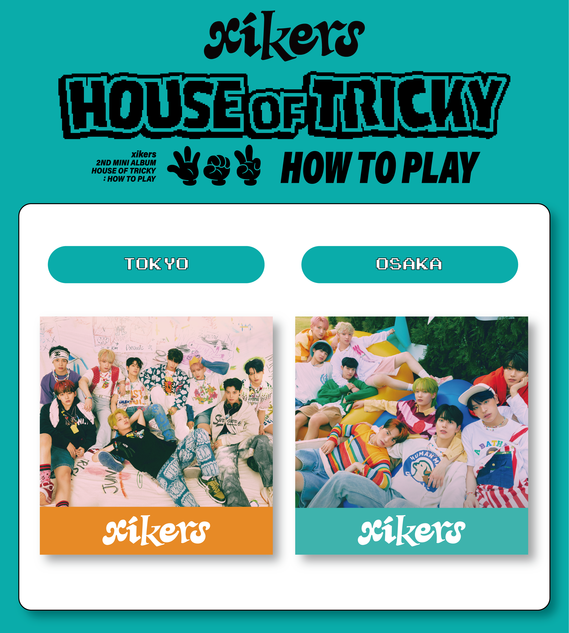 xikers WORLD TOUR TRICKY HOUSE : FIRST ENCOUNTER IN JAPAN 会場CD 