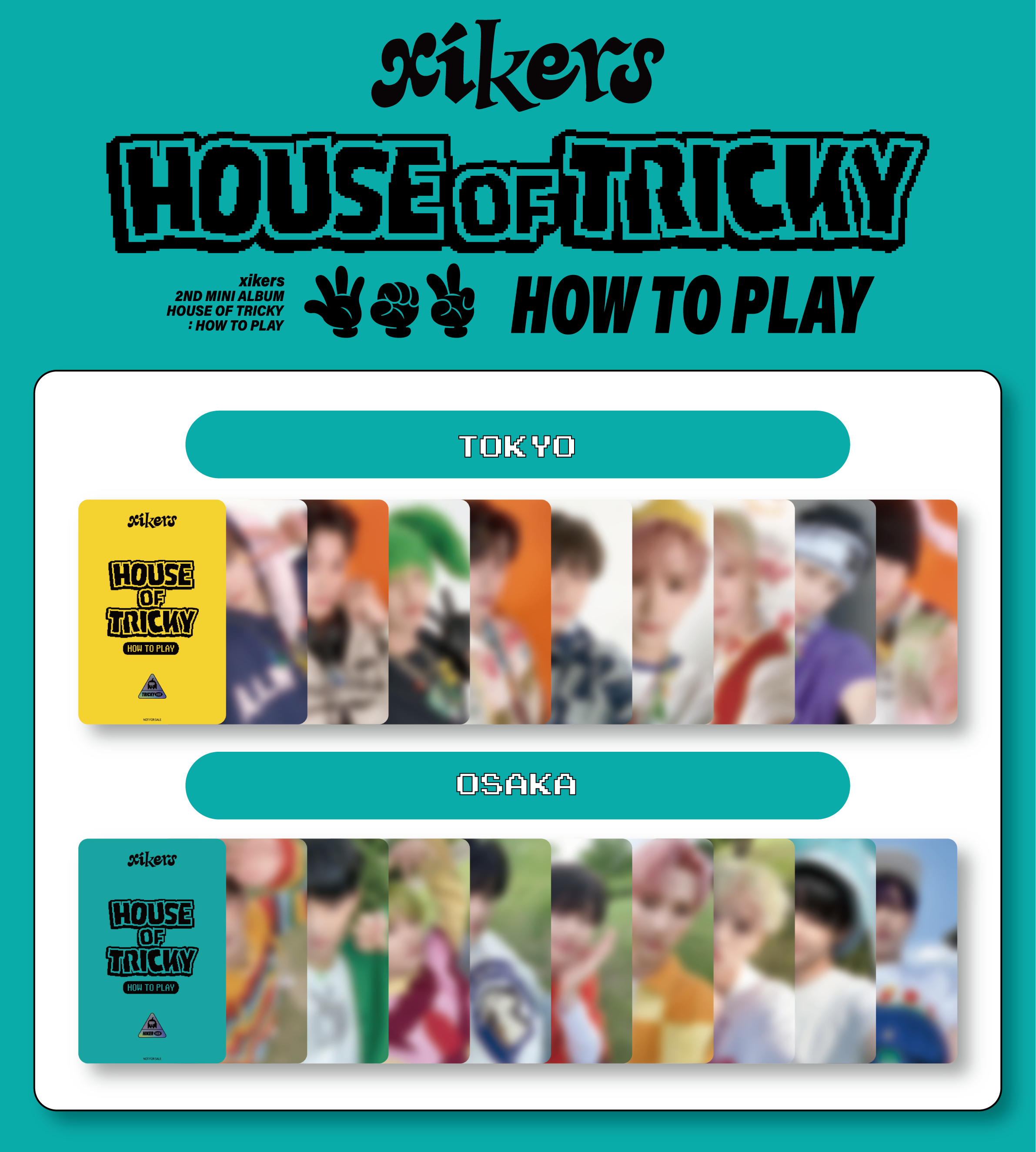 xikers WORLD TOUR TRICKY HOUSE : FIRST ENCOUNTER IN JAPAN 会場CD 